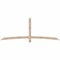 Ekena Millwork Bellingham Smooth Timber Gable Bracket, Douglas Fir, 96"W x 36"H x 3 1/2"D x 3 1/2"F, 9/12 Pitch GBW096X36X0404BEL00SDF - alternate 1